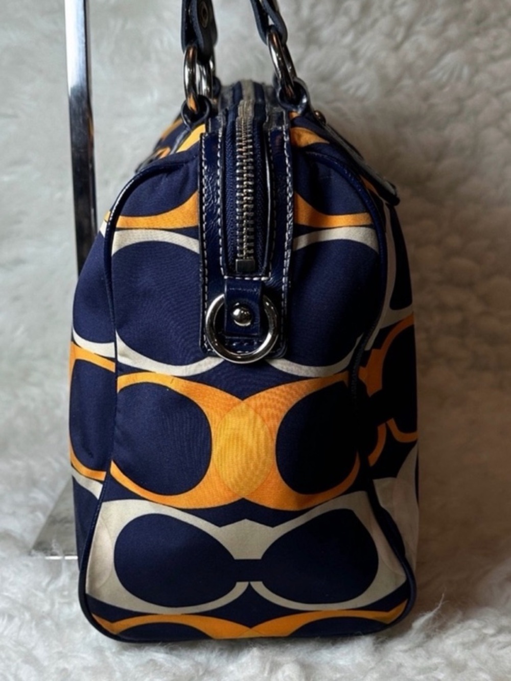 Coach 2013 Linear Satchel - Picture 6 of 12